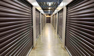 Indoor temperature controlled self storage units with roll up doors in Buford, GA on Buford Dr