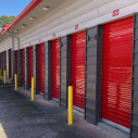 Drive up outdoor self storage units with roll up doors in Fayetteville, GA on New Hope Rd