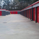 Drive up outdoor self storage units with roll up doors in McDonough, GA on Meredith Park Dr