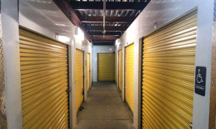 Indoor temperature controlled self storage units with roll up doors in Charleston, SC on Marginal Rd